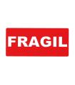 Apli Rollo de 200 Etiquetas Permanentes - Fragil - Color Rojo