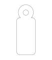 Apli Etiquetas Colgantes Blancas 11 x 29mm 1.000 U.