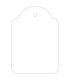 Apli Etiquetas Colgantes Blancas 45 x 65mm 400 U