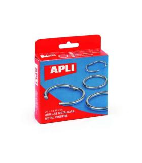 Apli Pack de 10 Anillas Metalicas Articuladas Ø46 mm