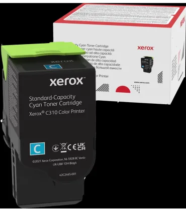 Xerox C310/C315 Cyan Cartucho de Toner Original - 006R04357