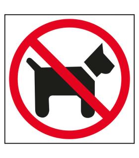 Apli Etiqueta Señalizacion Prohibido Perros 1 U