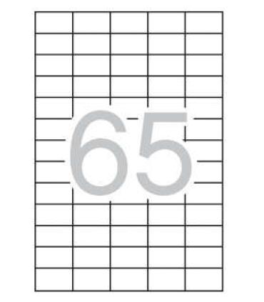 Apli Etiquetas Blancas Permanentes 38 x 21.2mm 25 Hojas