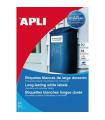 Apli Etiquetas Permanentes Blancas 105 x 148 mm - 20 Hojas - Resistentes Intemperie
