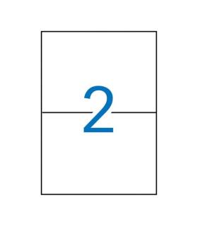 Apli Etiquetas Permanentes Blancas 210 x 148 mm - 100 Hojas