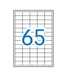 Apli Etiquetas Permanentes Blancas 38 x 21.2 mm - 100 Hojas