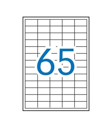 Apli Etiquetas Permanentes Blancas 38 x 21.2 mm - 100 Hojas