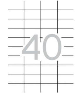 Apli Etiquetas Permanentes Blancas 52.5 x 29.7 mm - 100 Hojas