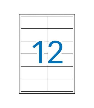 Apli Etiquetas Permanentes Blancas 97 x 42.4 mm - 100 Hojas