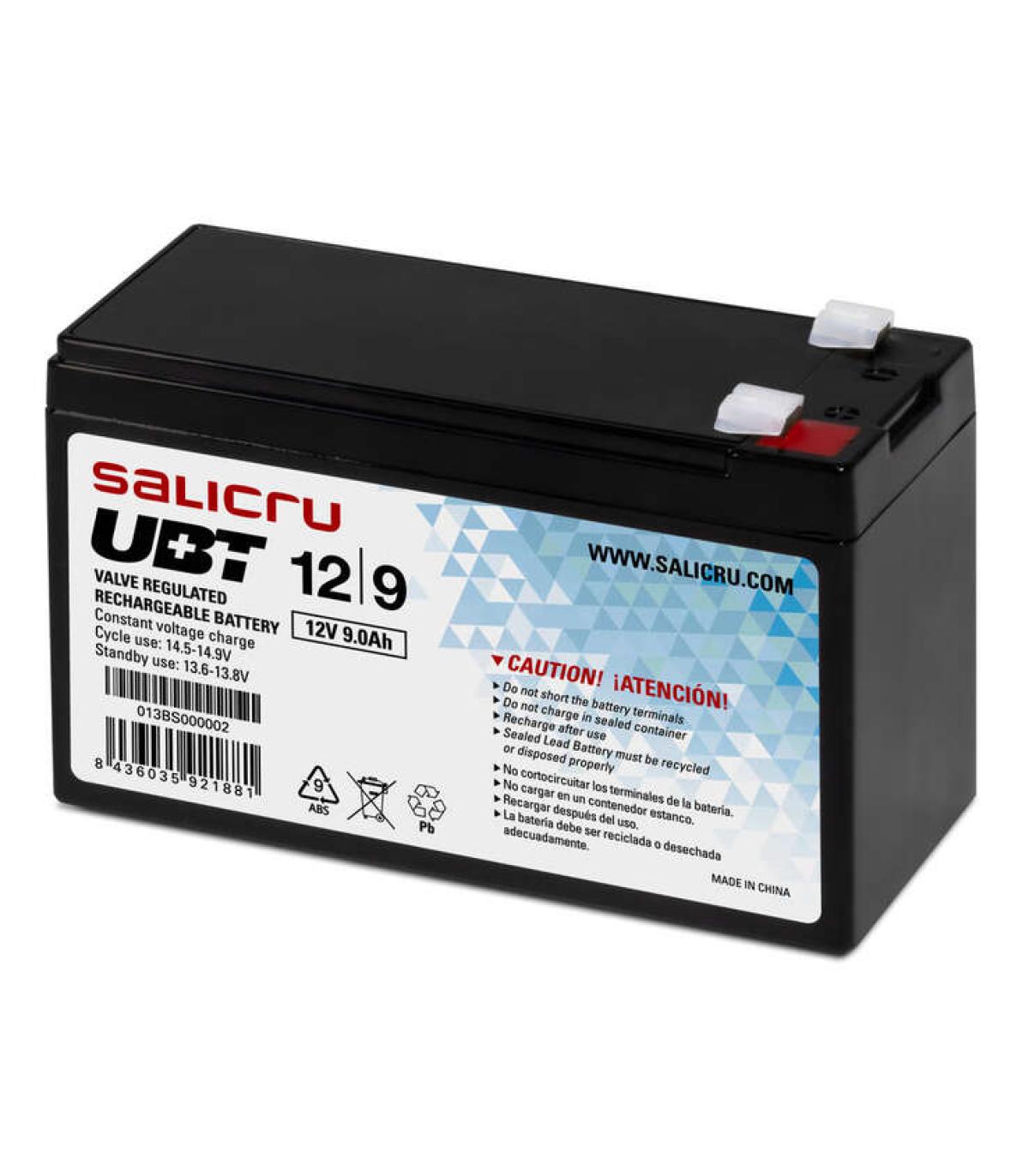 Salicru UBT 12/9 Bateria para SAI/UPS 9aH 12v