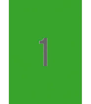 Apli Etiquetas Verdes Permanentes 210.0 x 297.0mm 20 Hojas