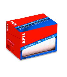 Apli Rollo de 600 Etiquetas Blancas Permanentes 34.0 x 67.0mm
