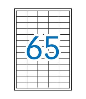 Apli Etiquetas Blancas Permanentes 38.0 x 21.2mm 500 Hojas