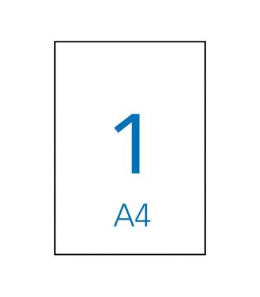 Apli Etiquetas Permanentes Blancas 210 x 297 mm - 500 Hojas