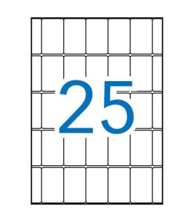 Apli Etiquetas A5 Blancas 25.0 x 40.0mm 15 Hojas