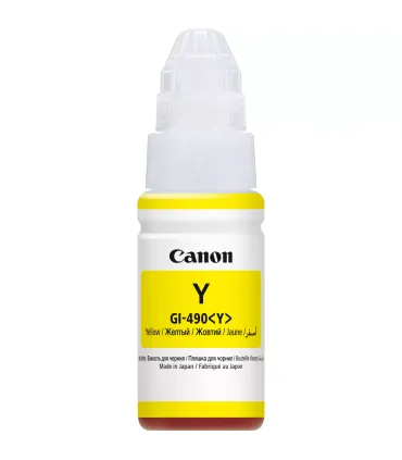 Canon GI490 Amarillo Botella de Tinta Original - GI490Y/0666C001