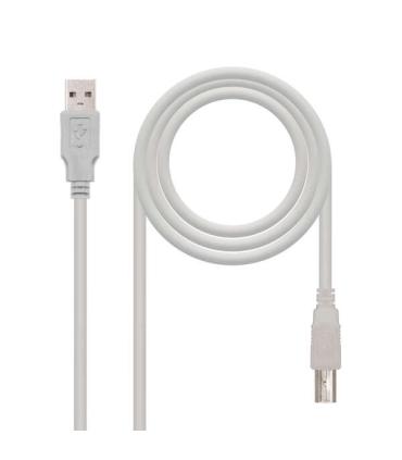Nanocable Cable de Impresora USB-A 2.0 Macho a USB-B Macho 1.80m