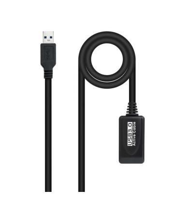 Nanocable Cable Prolongador con Amplificador USB-A 3.0 Macho a USB-A Hembra 15m