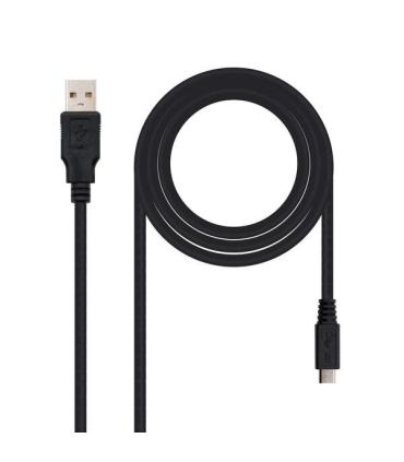 Nanocable Cable USB-A 2.0 Macho a Micro-USB Macho 3m