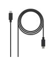 Nanocable Cable USB-C 2.0 Macho a USB-C Macho 1m