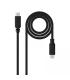 Nanocable Cable USB 2.0 3A - Tipo USB-C/M-USB-C/M - 1.5m - Color Negro