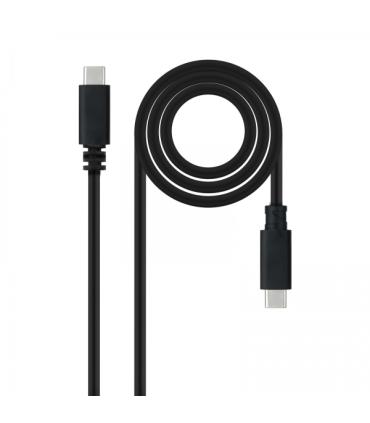 Nanocable Cable USB 2.0 3A - Tipo USB-C/M-USB-C/M - 1.5m - Color Negro