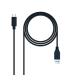 Nanocable Cable USB-C 3.1 Gen 2 10Gbps Macho a USB-A Macho 0.50m
