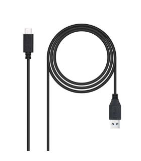 Nanocable Cable USB 3.1 Gen2 10Gbps 3A USB-C/M-A/M 2m - Color Negro