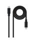 Nanocable Cable USB 3.1 Gen2 5A USB-C/M-USB-C/M 0.5m - Color Negro