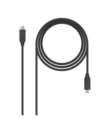Nanocable Cable USB-C 3.1 Gen 2 10Gbps Macho a USB-C Macho 1m