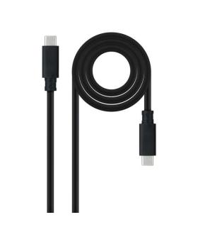 Nanocable Cable USB 3.1 Gen2 5A USB-C/M-USB-C/M 2m - Color Negro