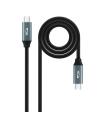 Nanocable Cable USB 3.2 Gen2X2 100W 4K/60Hz USB-C M/M 2m - Color Negro
