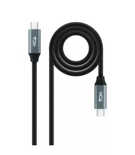 Nanocable Cable USB 3.2 Gen2x2 100W 4K/60Hz USB-C M/M - Longitud 3m - Color Negro