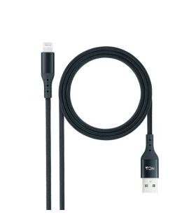 Nanocable Cable Lightning A USB A/M - Mallado - 1m - Color Negro