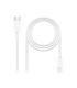 Nanocable Cable USB-C Macho a Lightning Macho 1m - Color Blanco
