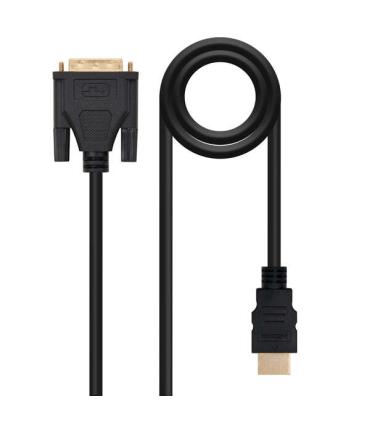Nanocable Cable DVI 18+5 Macho a HDMI Macho 1.80m - Color Negro