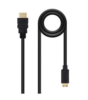 Nanocable Cable HDMI v1.3 Macho a Mini HDMI Macho 1.80m - Color Negro