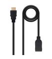 Nanocable Cable HDMI 2.0 Prolongador A/M-A/H - 2.0m - Color Negro