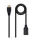 Nanocable Cable HDMI 2.0 Prolongador A/M-A/H - 3.0m - Color Negro