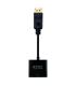 Nanocable Conversor Displayport a SVGA - Displayport /M-SVGA/H - 15 cm - Color Negro