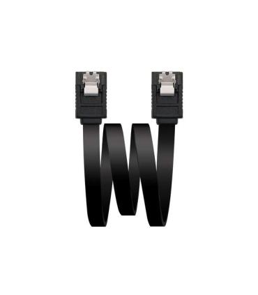 Nanocable Cable Datos SATA III 6Gbps con Anclajes 0.50m - Color Negro