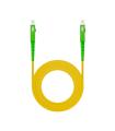 Nanocable Cable Fibra SC/APC-SC/APC Monomodo LSZH 1m - Color Amarillo