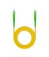 Nanocable Cable Fibra SC/APC-SC/APC Monomodo LSZH 5m - Color Amarillo