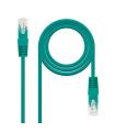 Nanocable Cable Red Latiguillo RJ45 CAT.6 UTP AWG24 - 30 cm - Color Verde