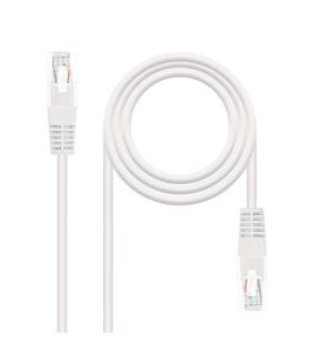 Nanocable Cable de Red Latiguillo RJ45 Cat.6 UTP AWG24 1m - Color Blanco