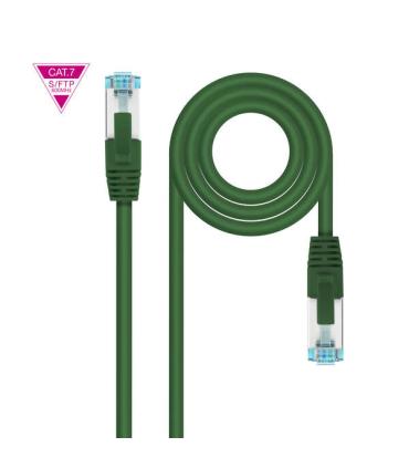 Nanocable Cable Red Cat.7 LSZH SFTP PIMF AWG26 25cm - Color Verde