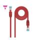 Nanocable Cable Red Cat.7 LSZH SFTP PIMF AWG26 30cm - Color Rojo