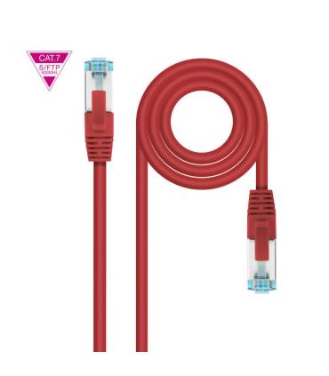 Nanocable Cable Red Cat.7 LSZH SFTP PIMF AWG26 30cm - Color Rojo