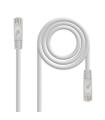 Nanocable Cable Red Latiguillo LSZH Cat.6A UTP AWG24 - 30cm - Color Gris