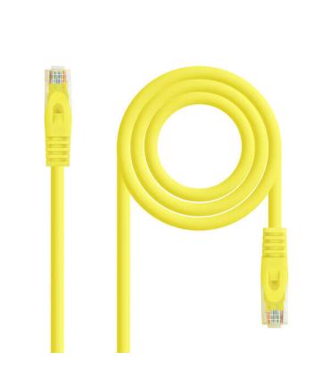 Nanocable Cable de Red Latiguillo RJ45 LSZH Cat.6a UTP AWG24 0.50m - Color Amarillo